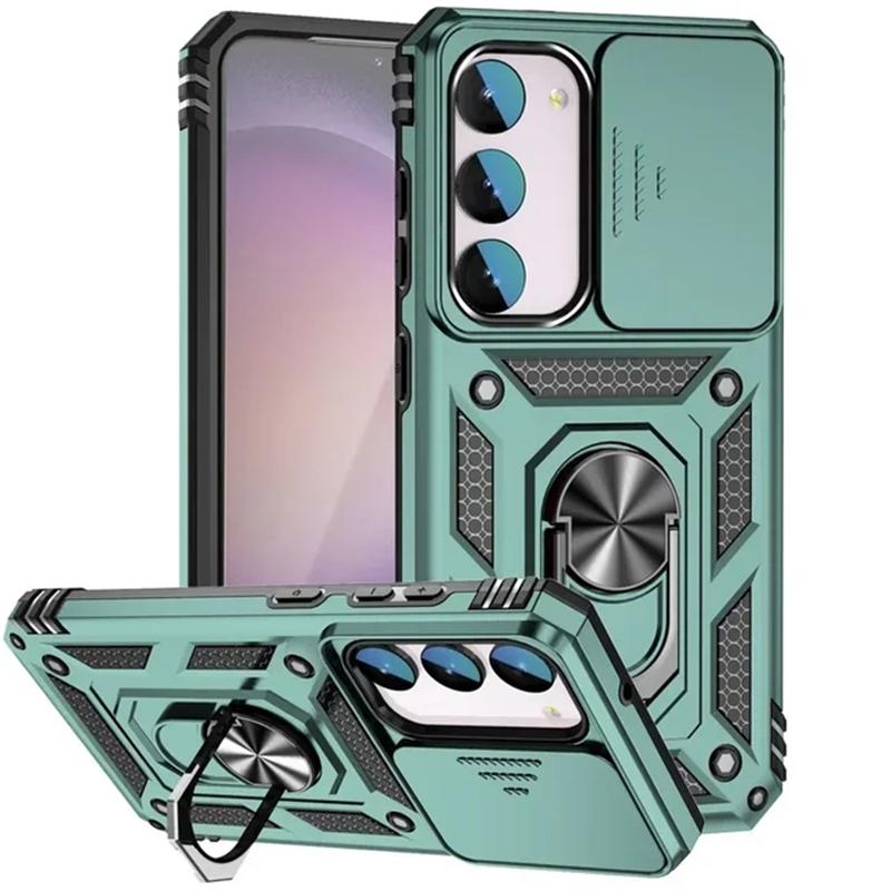Противоударный защитный чехол с кольцом для объектива для Samsung Galaxy S24 S23 S22 S21 Ultra Plus A05 A15 A25 A04S A14 A24 A34 A54 A13 A22 M53 5G 4G задняя крышка ПК