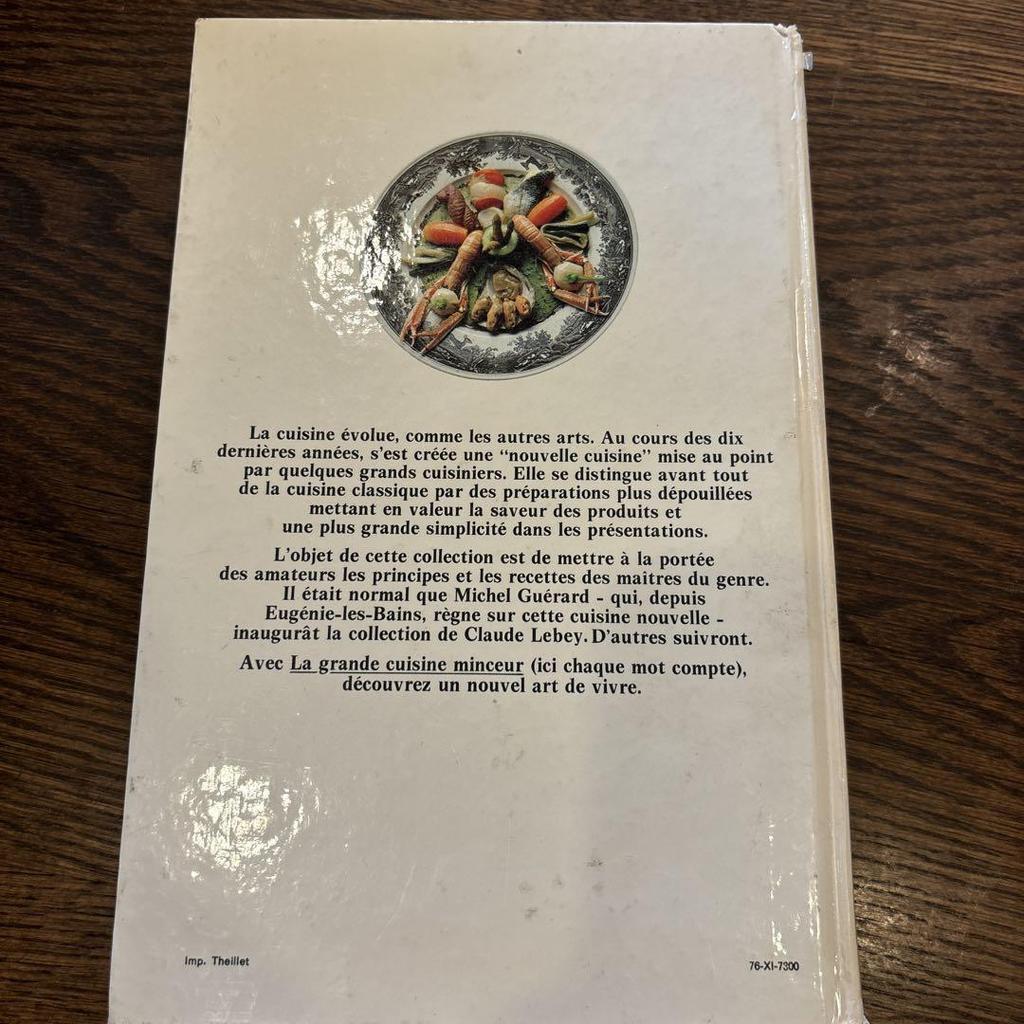 [USED] Michel Guerard La Grande Cuisine Minceur