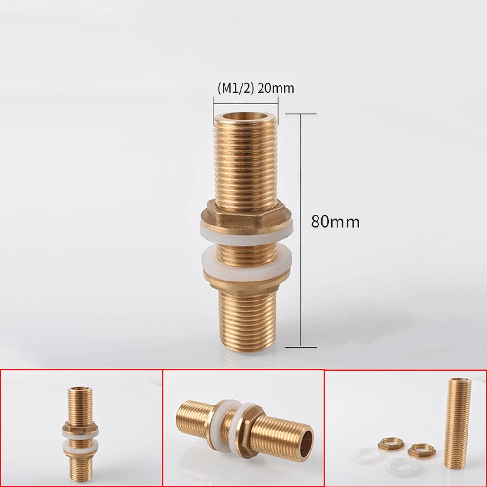 1/8" 1/4" 3/8" 1/2" 3/4" BSPP Наружная полная резьба Бочонок-ниппель Переборочный латунный соединитель Фитинг для бака
