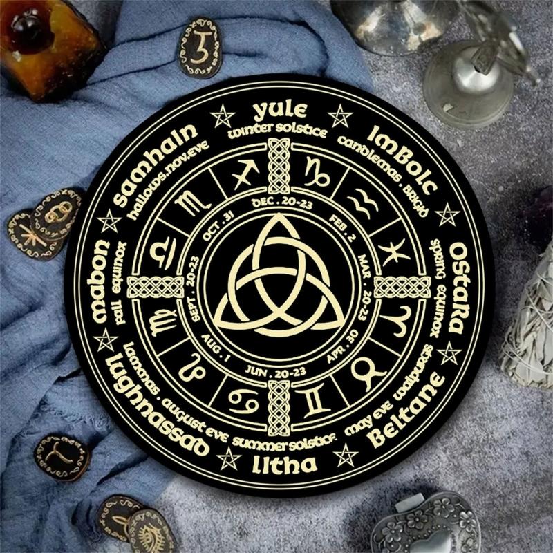 Целительные Камни Генераторы Энергии Алтари Таро Созвездия Алтари Таро Коврик для Карт Маятники для Лозоходства Церемониальный Коврик