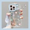 Applicable To Apple 15 Mobile Phone Case Iphone14 Graffiti Color Love 13 Mirror 12pro Transparent Soft Edge Xs/xr