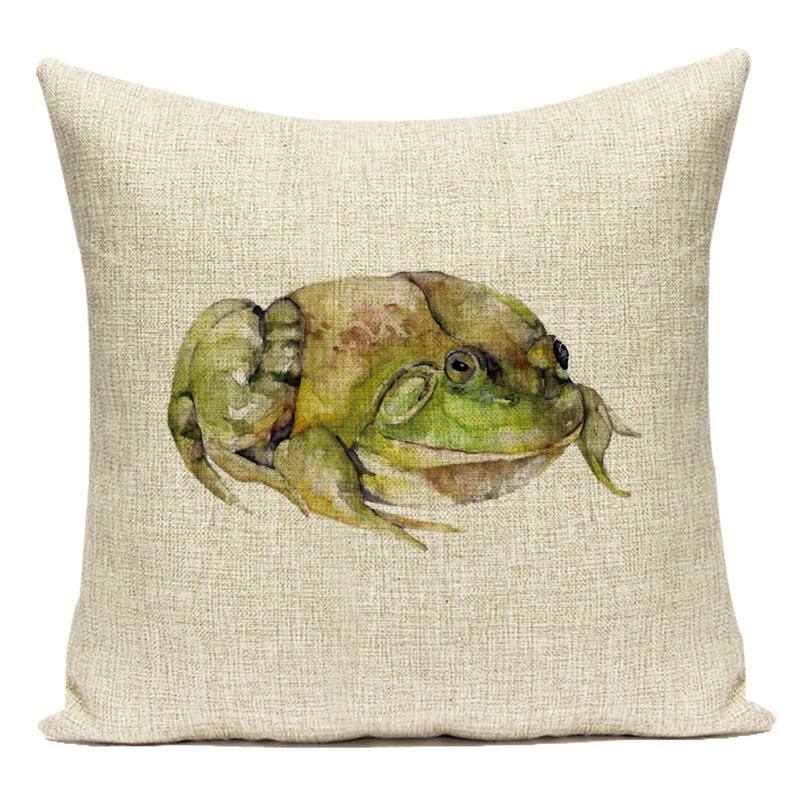 Цветы Растения Животные Кит Кошки Лошадь Сова Декоративные Подушки Полиэстер Наволочка для Дивана Дома Гостиной Almofadas