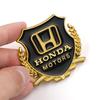 QLN2 1/2Pcs Car Styling 3D Metal Logo Body Fender Side Window Sticker For Honda CIVIC FORZA Insight Accord Hornet Type R Type S Mugen
