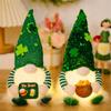Holiday Decorations Lrish Festival Decoration Green Rudolph Doll Faceless Doll