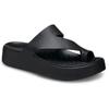 Hc02 Getaway Platform Toe Loop Black Domestic Store Edition Летние тапочки Сандалии Zou