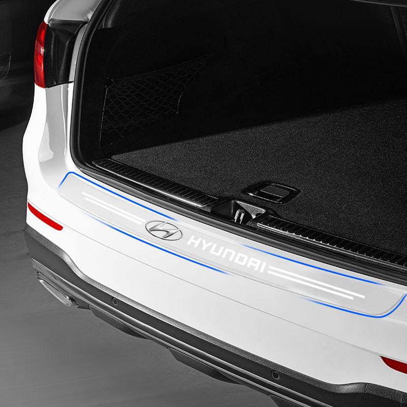 1 шт. Прозрачная защитная наклейка на значок багажника автомобиля, автомобильные аксессуары для Hyundai I30 Tucson Veloster Kona I10 I35 Elantra Santa Fe Decor