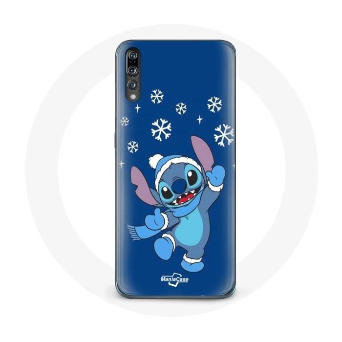 Coque - Huawei - P20 - Souple - Synthétique - Stitch neige Noël