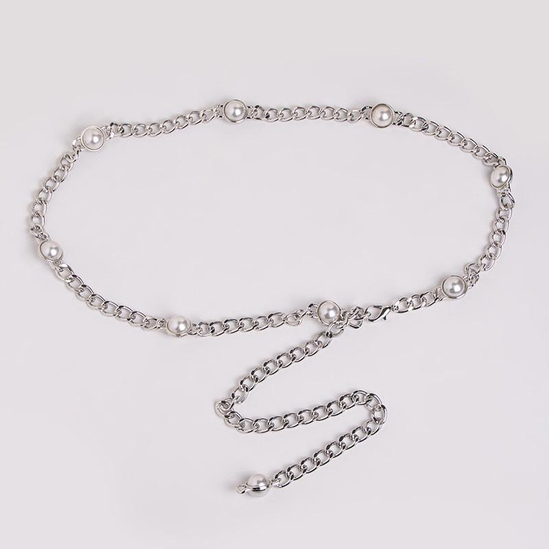 Waist Pearl Elegant Chain For Women With Lobster Clasp Casual Fashion Accessory