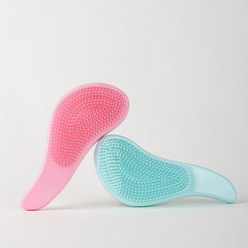 1pc Magic Handle Detangle Comb Anti Static Mini Massage Hair Brush Long Wet Shower Massage Hairbrush Salon Hair Styling Tools