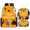 Pixel Halloween Student School Bag Cartoon School Bag Children's Backpack Anime Backpack Satchel
