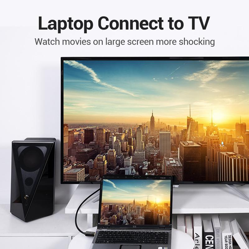 Vention Displayport-кабель VGA 1080P DP-VGA конвертер между мужчинами для ноутбука, проектора, монитора, порт дисплея к адаптеру VGA