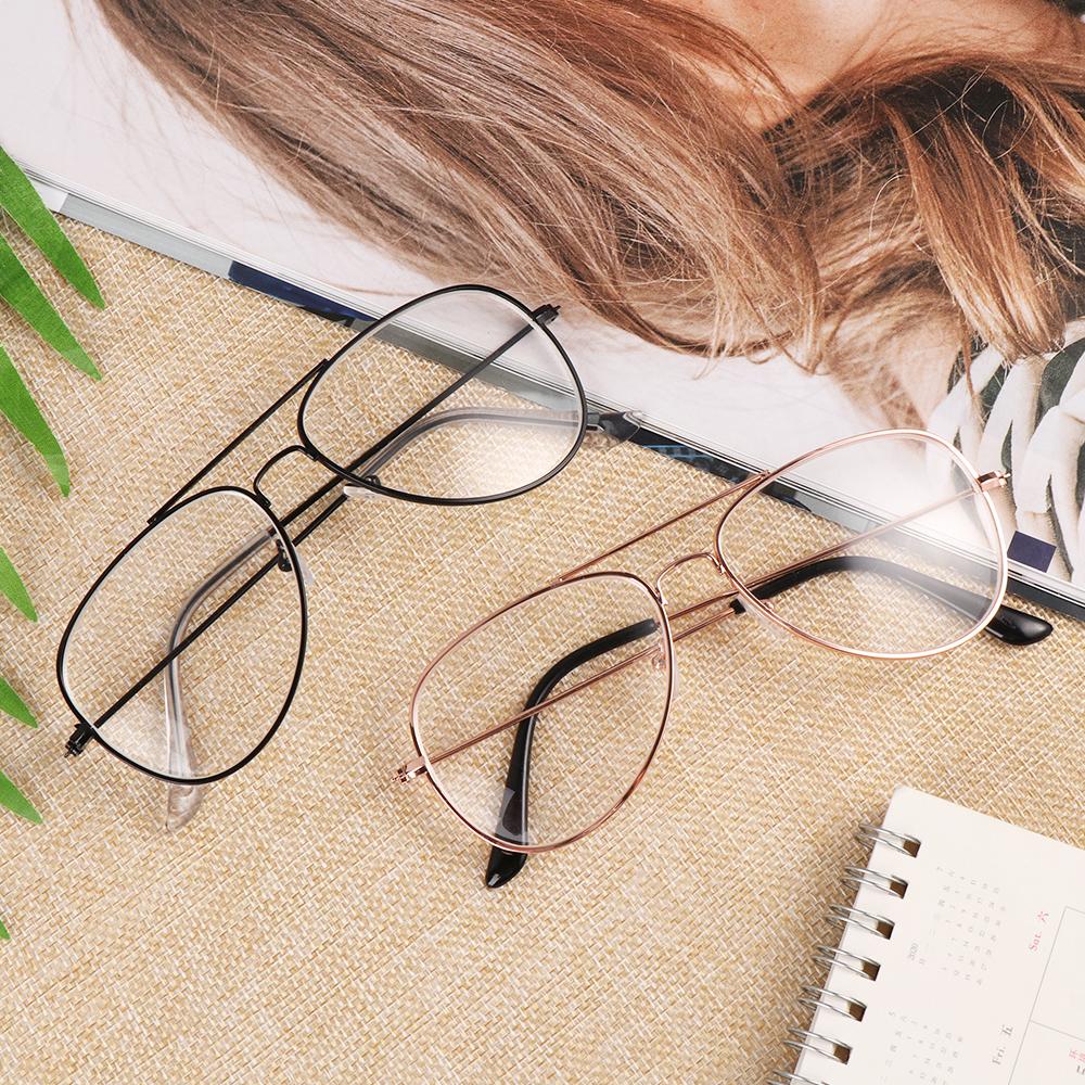 Flexible Portable Oversized Ultra Light Resin Metal Myopia Glasses Eyeglasses Vision Care Glasses