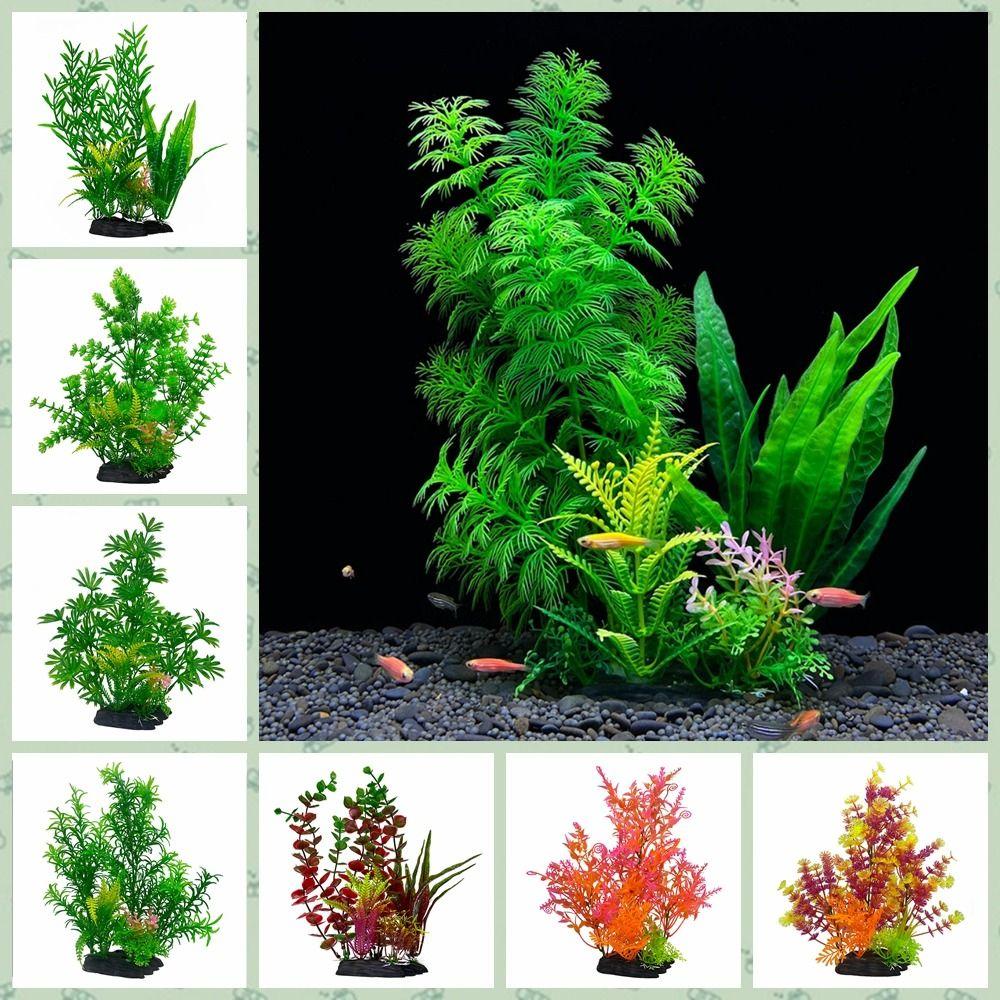 Lifelike Aquatic Plants Fake Artificial Water Grass Fake Water Weeds Underwater Plants Fish Tank