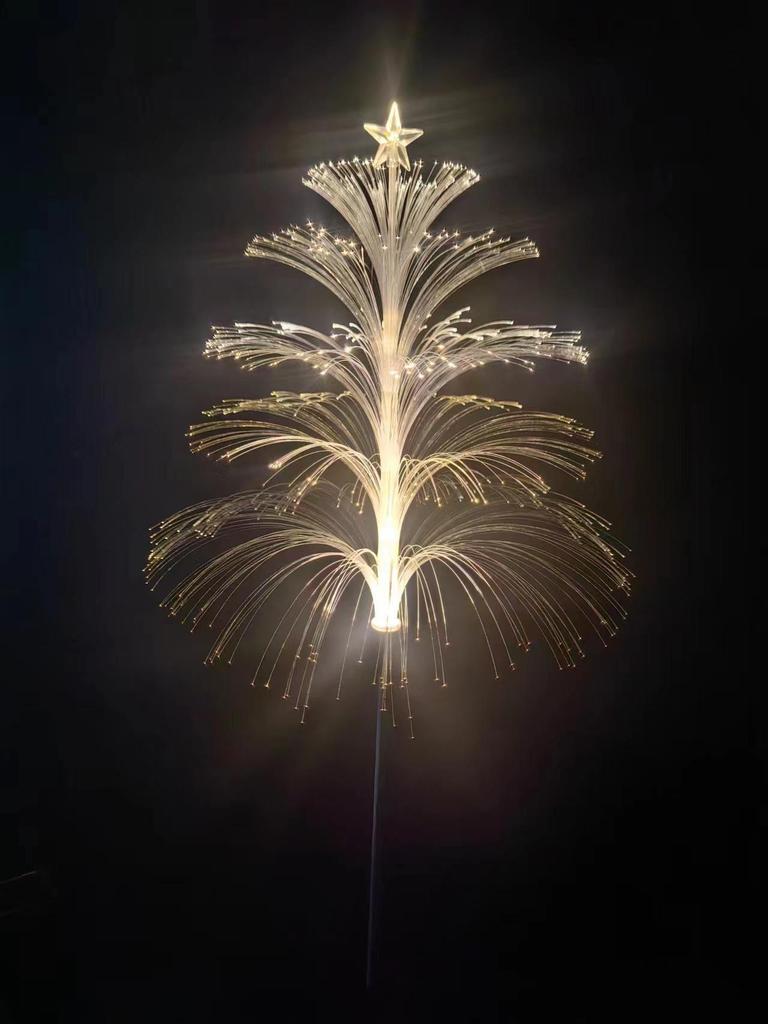 Солнечные Рождественские Огни Садовые 5-ярусные Светильники-Медузы Наружные Водонепроницаемые Ландшафтные для Украшения Сада Газонный Свет