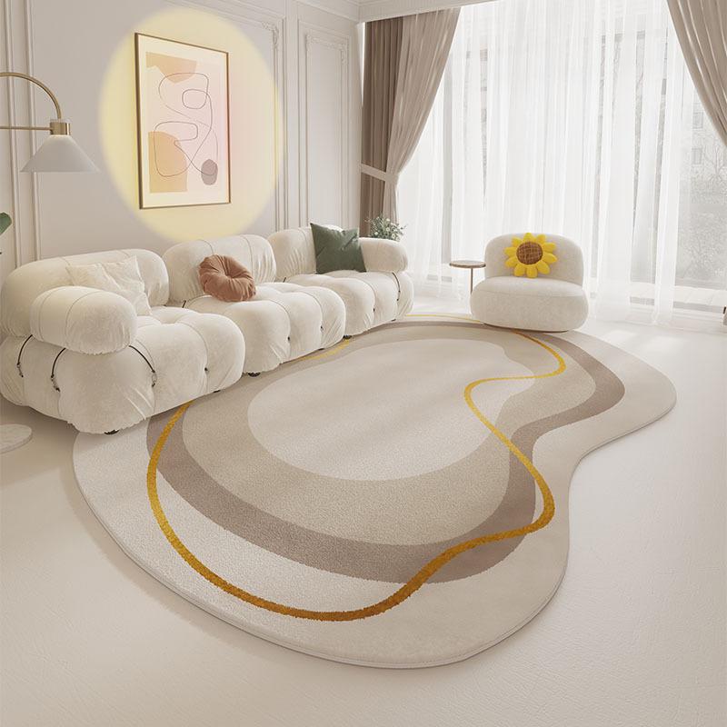 Неправильный ковер для гостиной, ковер для спальни, прикроватный ковер, ковер для журнального столика, бытовой, прочный и простой в уходе