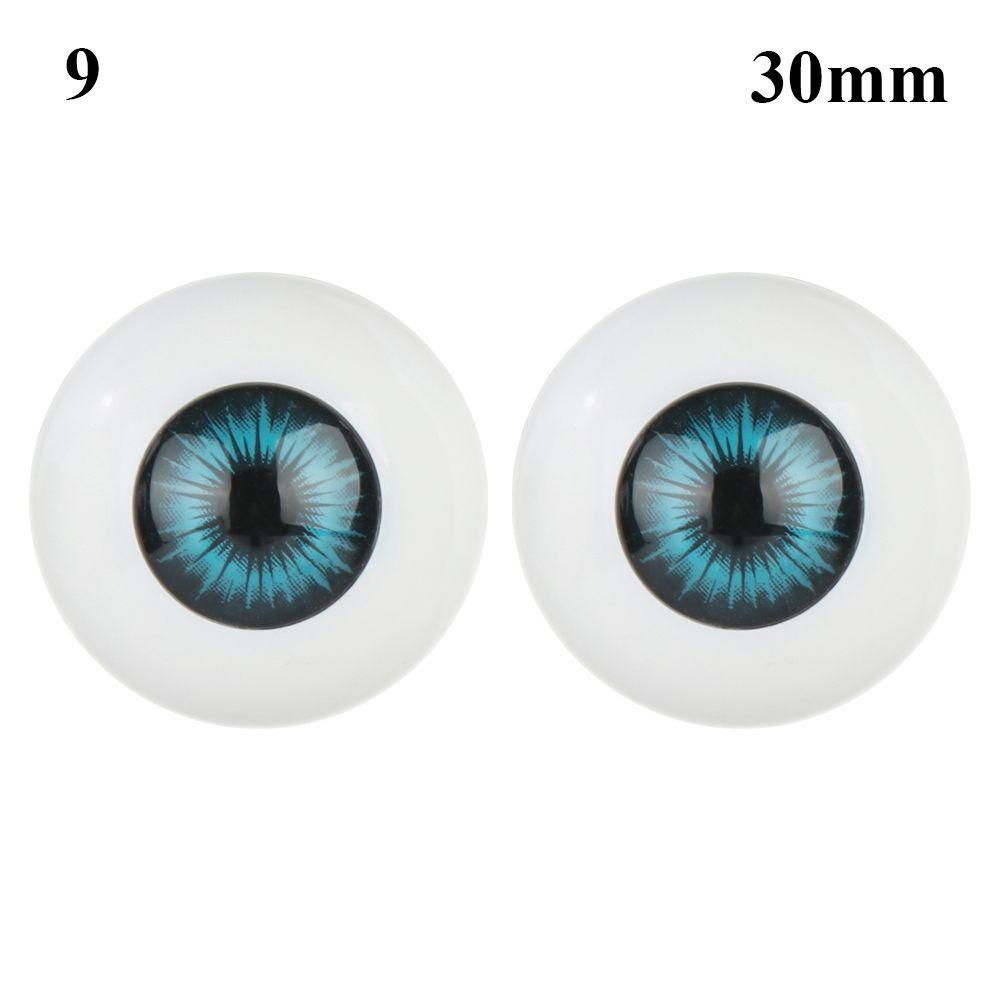 1 пара 24 мм 30 мм DIY Для BJD куклы Акриловые глаза Изготовление кукол Поделки Кукольный глаз Безопасная игрушка для животных