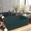 Luxus Washbasin Matte Dark Green 41 x 30 x 12 cm Ceramic