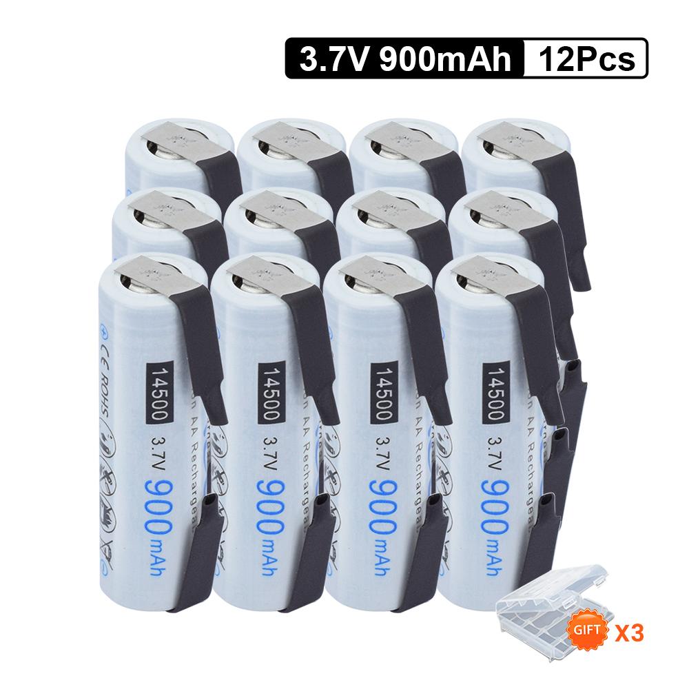 PALO 14500 900 мАч 3,7 В литий-ионные аккумуляторные батареи Литиевая батарея типа АА для светодиодных фонариков, налобных фонарей, мыши