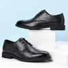 Men's Business Dress Elevator Shoes Hollow Out Black Formal Wedding Shoes 6CM Height Increase Pointed Toe Casual Elegant Oxfords