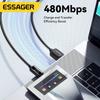 Essager 7A USB Type C кабель 100 Вт быстрая зарядка USB кабель для Xiaomi Huawei Mate 60 Samsung Vivo Honor Realme Oneplus Data Wire