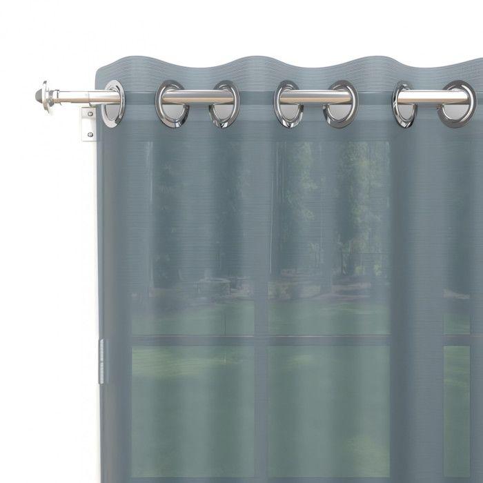 Alix Eyelet Curtain 135x250 Cm, Celadon Blue, by Soleil D'ocre