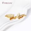 Модные латунные подвески-бабочки с покрытием 18 карат, коннекторы, подвески для сережек, ожерелий, аксессуары для изготовления украшений