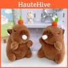Cute Bubble-blowing Capybara Plush Keychain Soft And Fuzzy Backpack Pendant
