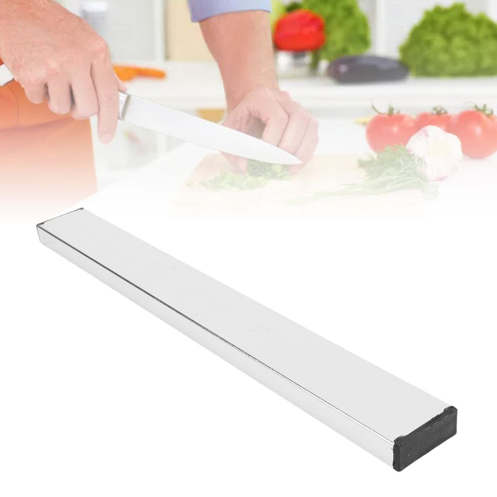 Magnetic Cutter Holder for Wall Aluminum Alloy Magnetic Cutter Storage Strip Kitchen Tool for Home
