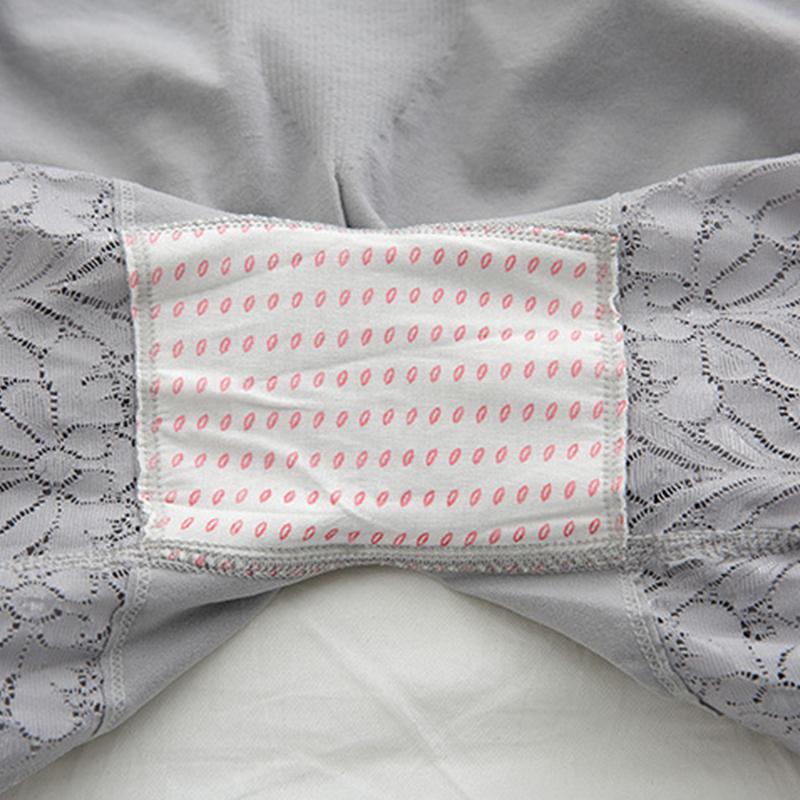 Lace Safety Pants Underwear Two-in-one High Waist Abdomen Summer Anti-exposure Lace Leggings Ice Silk Shorts