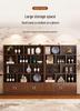 Compact Display Cabinet: Curio, Bar Counter, Wine Rack, Bookshelf for Home