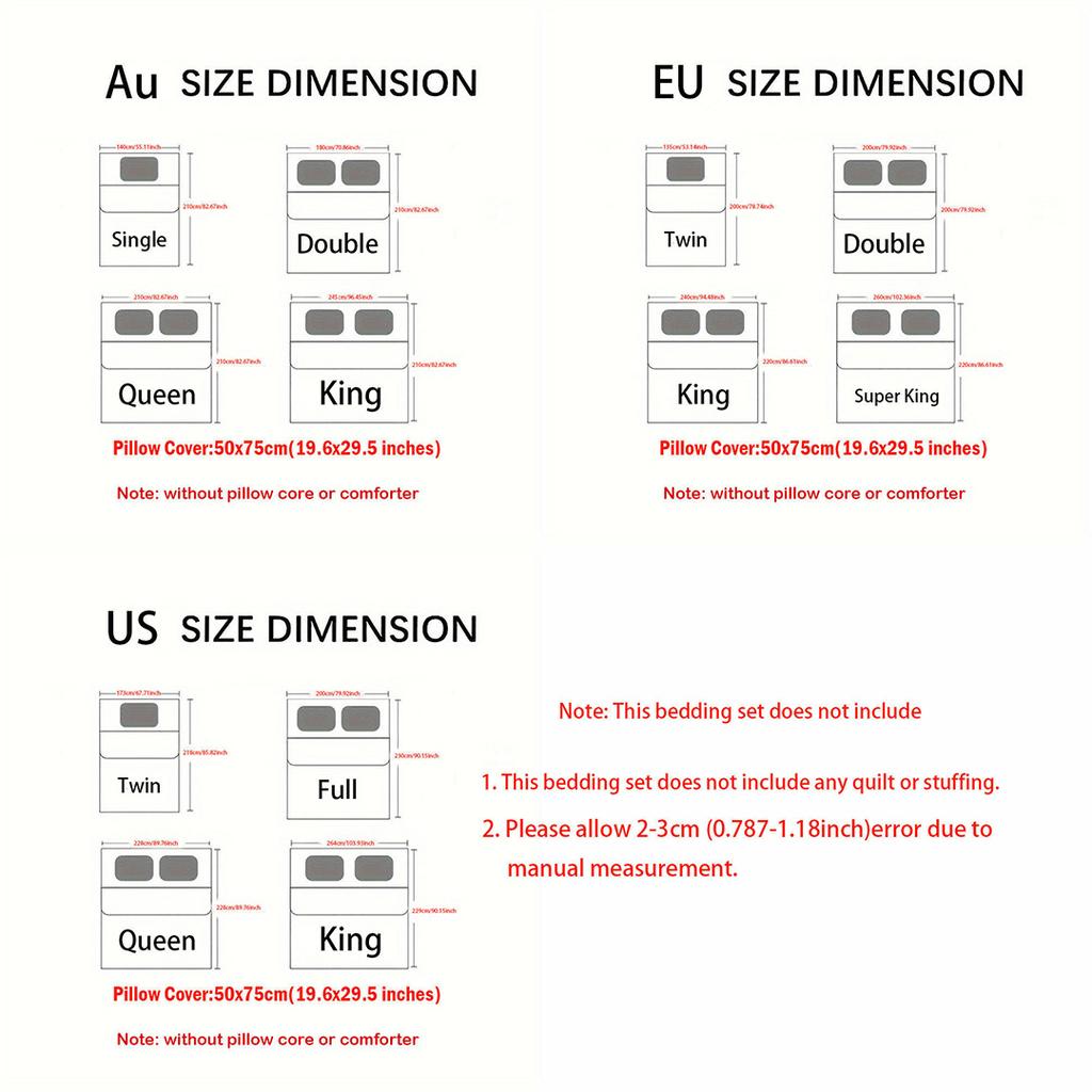 Sao Paulo FC Pattern Bedding Quilt Set Quilt Cover Pillowcase Home Decoration Birthday Gift (1 * duvet cover + 2 * pillowcase, without core)