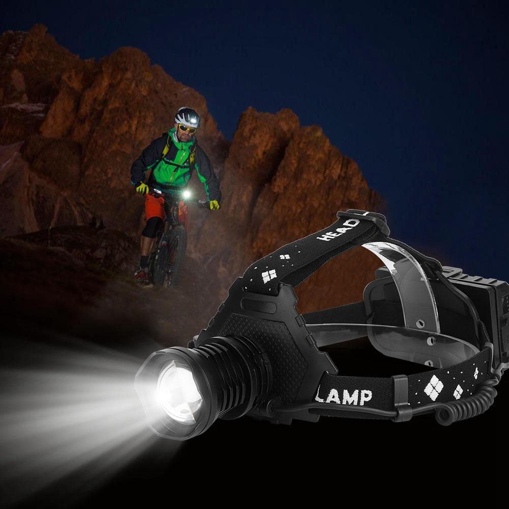 Налобный фонарь Strong Light XHP70 с USB-зарядкой и телескопическим зумом для рыбалки, наружное освещение