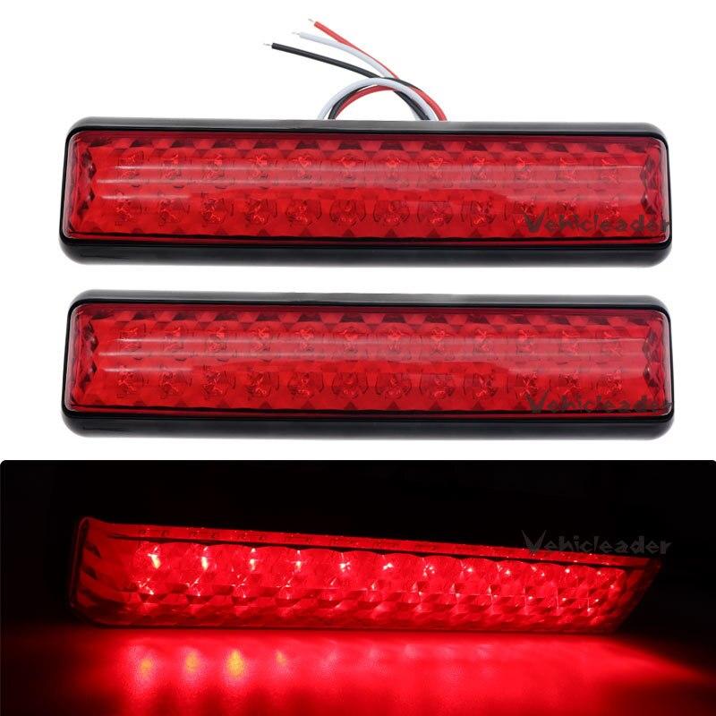 2x янтарные, белые, красные светодиодные задние фонари для грузовиков, 12 В/24 В, сигнальная лампа заднего хода, стоп-сигнал, задний фонарь для прицепа, UTE кемперы для грузовых автоприцепов