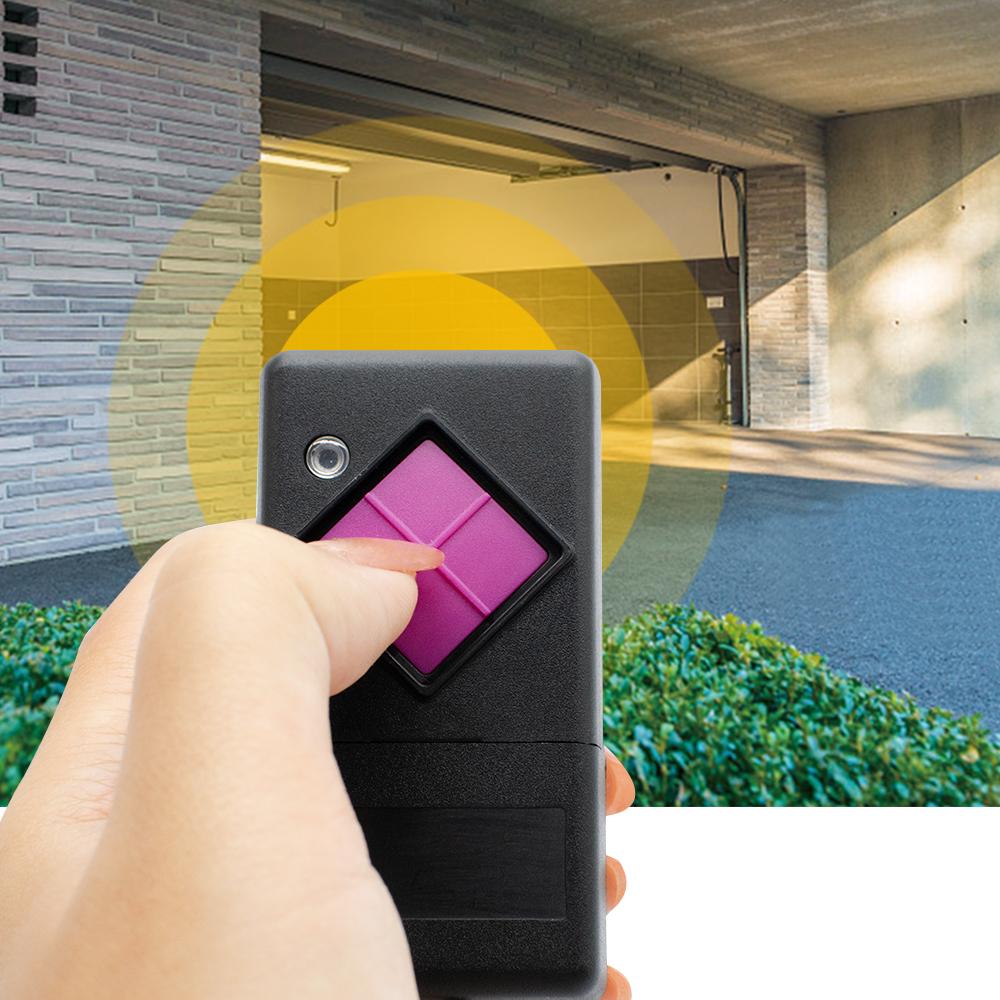 Dickert Garage Door Remote Control Pink Button MAHS433 433mhz MAHS433-01 MAHS433-04 LED Orange 433.92MHz Transmitter