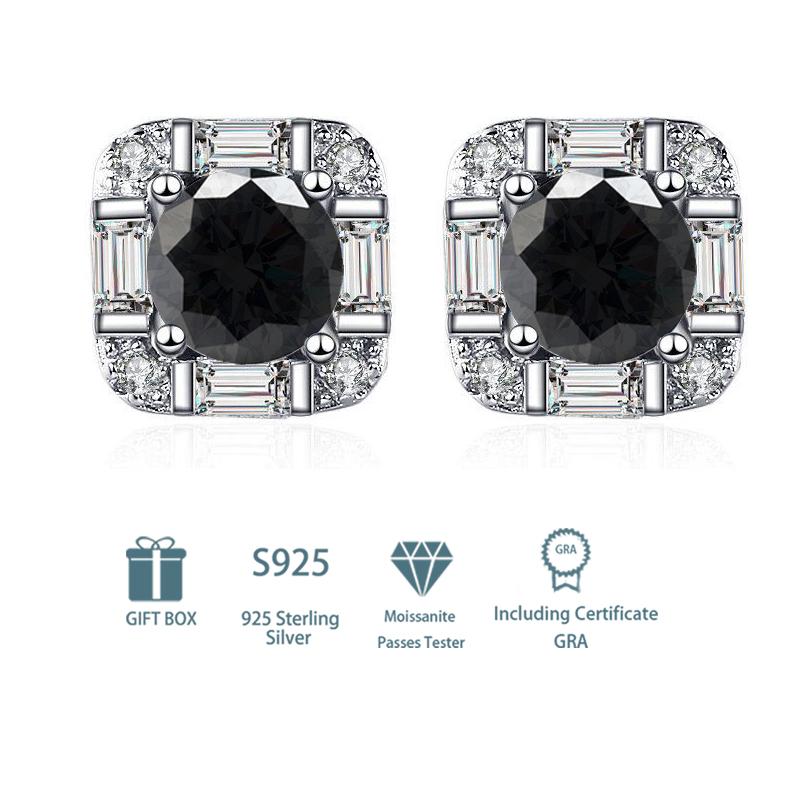 Танциз стерлингового серебра 925 пробы муассанит серьги серьги-капли для женщин подарки на свадьбу