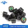 10PCS Passive Buzzer 12MMx8.5MM 12085 42R Resistance 3V 5V 9V 12V In Common Use Mini Piezo Buzzers Kit, for Arduino