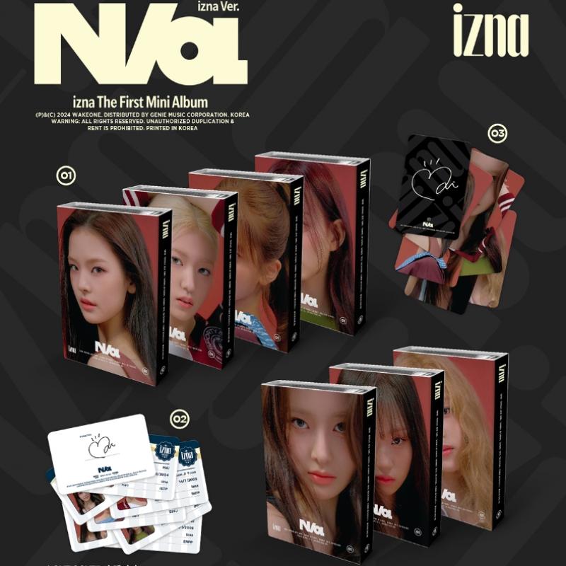 IzuNA N A 1st miNi Album izNA Ver. Nfc Nemo Ver.