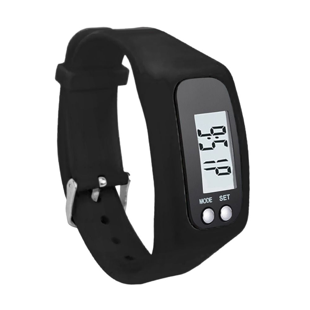 Наручные часы с ЖК-дисплеем Шагомер Фитнес-трекер Шагомер для упражнений для взрослых и детей Спортивные принадлежности
