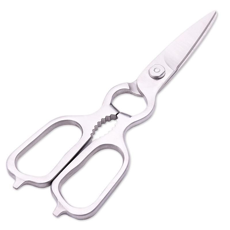 All Stainless Steel Blade Handle Calabash Shape Vegetables Multi Chicken Bone Scissors Kitchen Utility Hand Tool
