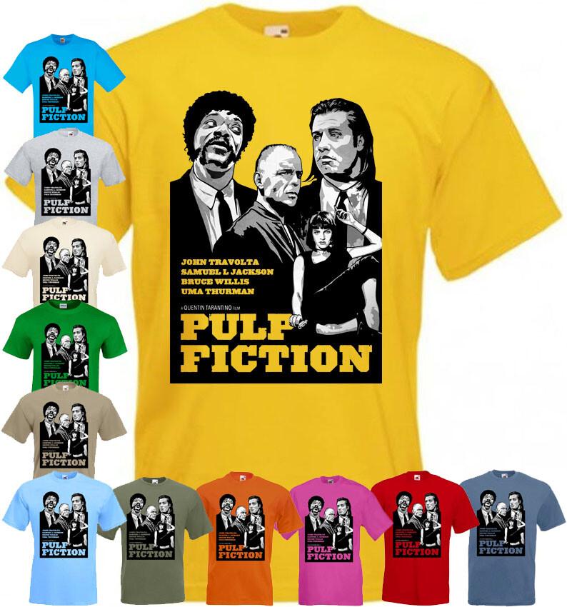 Pulp Fiction v3 T-shirt Quentin Tarantino green blue orange pink all sizes S5XL