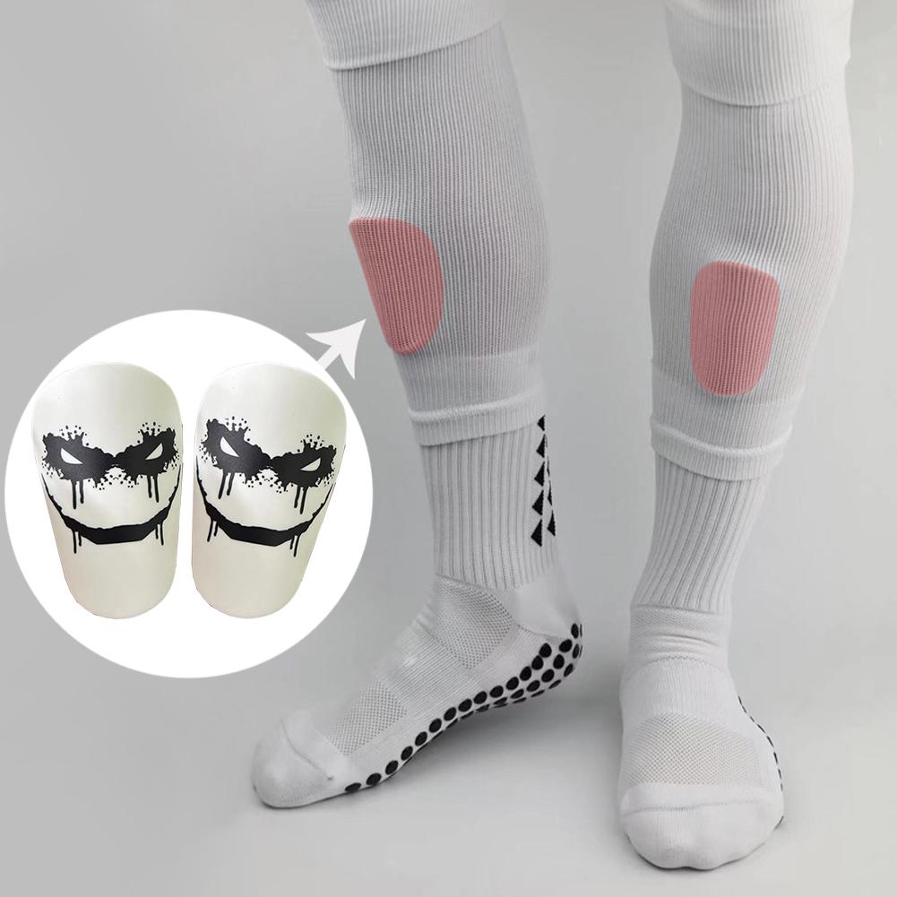 2Pcs Mini Football Shin Pad Wear-Resistant Soccer Impact-Resistant Shin Guard Lightweight Mini Shin Pads Football Shin Guards