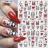 Nail Art Stickers, Romantic Valentine'S Day Love Cartoon Panda Love Adhesive Nail Stickers