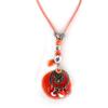 [E6697] - Orange Designer Necklace 'Once Upon a Time'