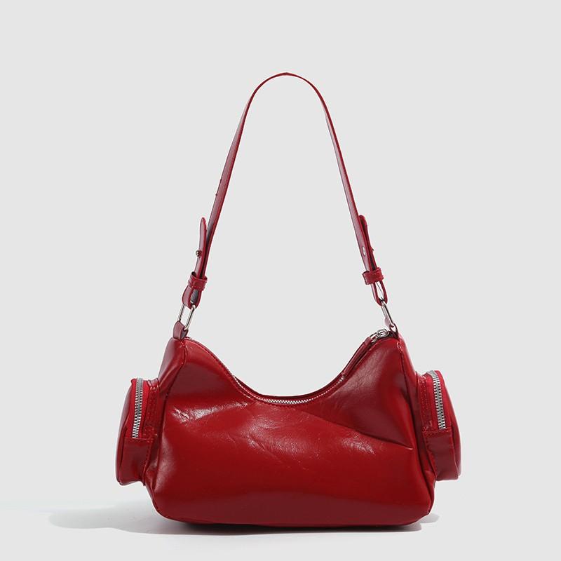 This Year's Trend: Niche Textured Underarm Bag Handbag 2025 Spring Summer New High-end Single Shoulder Crossbody Bag for Women