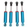 4 шт. RC Амортизатор 100 мм Демпфер с внутренней пружиной для SCX10 110 RC Гусеничный автомобиль Синий