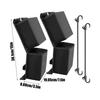Boat Bumpers Pontoon Boat Dock Bumpers Shock-Proof Flat Motorboat Docking Fenders for Pontoon Marine Wakeboarding Yachting