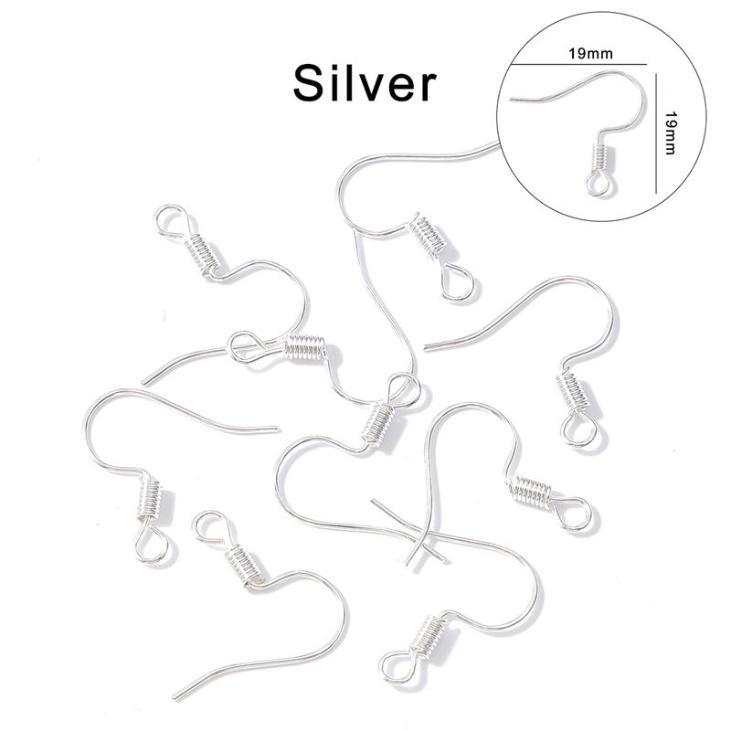 100/200 шт. 19x19 мм ирония, очаровательные фурнитура, серьги, застежки, крючки, фурнитура, аксессуары для самостоятельного изготовления ювелирных изделий