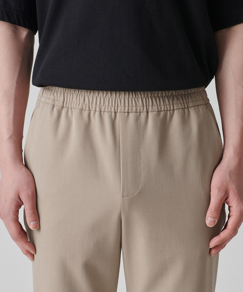MUSINSA STANDARD Genderless Wide Elastic Waist Slacks [Beige]