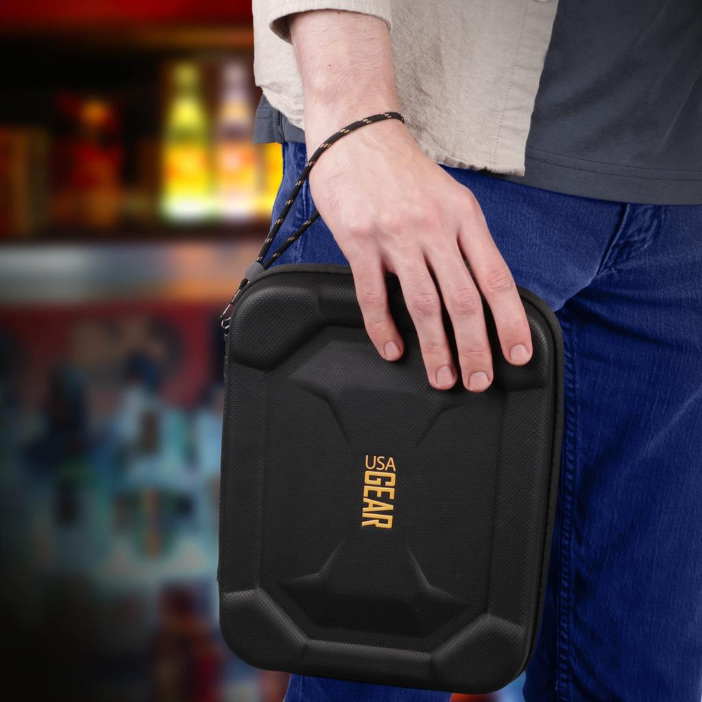 USA GEAR XL Shell Dart Case Dart Carrying Case for Darts Dart Tips Dart Shafts Dart Flights Other Dart Accessories Compatible with Soft Tip Darts and