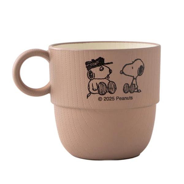 PEANUTS Snoopy Штабелируемая мини-кружка ( ДОВОЛЬНЫЙ и СЧАСТЛИВЫЙ ) Снупи Япония НОВЫЙ